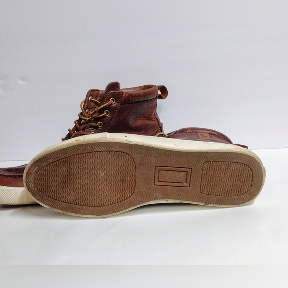 Polo Ralph Lauren Tavis Leather Boots Size 13 D 🔥 - Picture 10 of 12